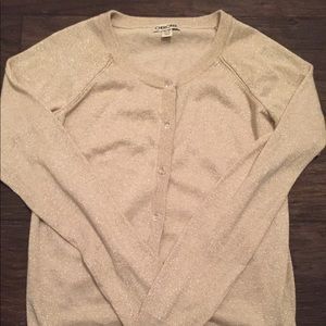 Cherokee Girl’s Gold Button-Down Cardigan